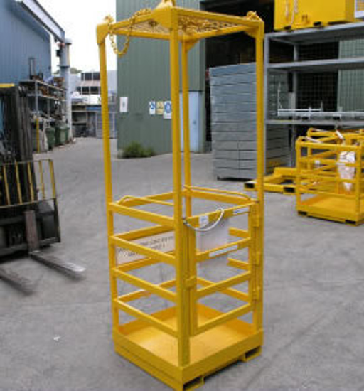 Crane Work Platform Cage With Roof (1 Man) | Crane Cages | Crane Man