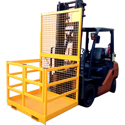 Picture of Forklift Safety Cage Powder Coated Rail Sides - Australian Made