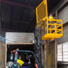 Picture of Forklift Safety Cage Powder Coated Rail Sides - Australian Made