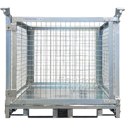 Picture of Crane Pallet Cage 1000 - 2000 Kg WLL Flatpacked